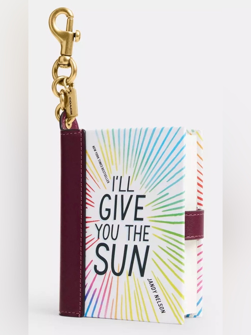 NWT Coach “ I’ll Give You The Sun” book charm